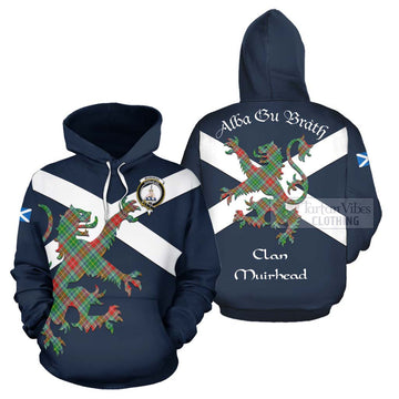 Muirhead Tartan Lion Rampant Hoodie Proudly Display Your Heritage with Alba Gu Brath and Clan Name Zip Hoodie - Tartan Vibes Clothing