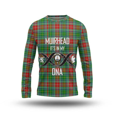 Muirhead Tartan Long Sleeve T-Shirt with Family Crest DNA In Me Style Unisex - Tartan Vibes Clothing