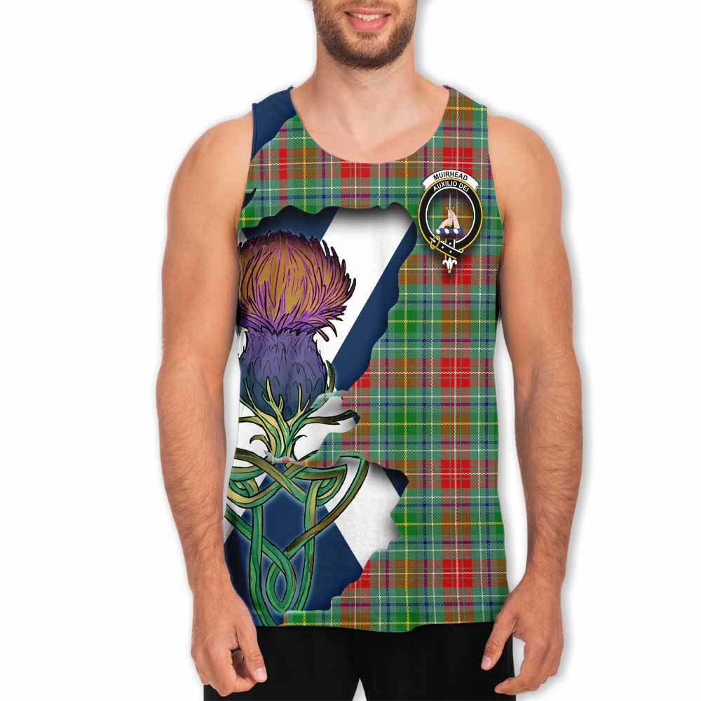 Muirhead Tartan Family Crest Men's Tank Top Scottish Thistle Celtic Inspired Men - Tartan Vibes Clothing