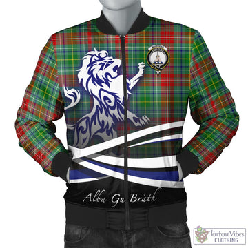Muirhead Tartan Bomber Jacket with Alba Gu Brath Regal Lion Emblem Unisex - Tartan Vibes Clothing