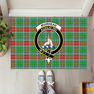 Muirhead Tartan Rubber Doormat with Family Crest L 60*90cm - Tartan Vibes Clothing