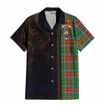 Muirhead Tartan Family Crest Hawaiian Shirt Alba Gu Brath Be Brave Lion Ancient Style
