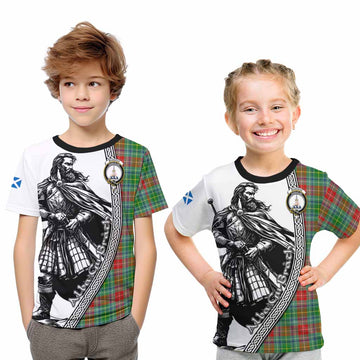 Muirhead Tartan Clan Crest Kid T-Shirt with Highlander Warrior Celtic Style Youth XL Size14 - Tartan Vibes Clothing