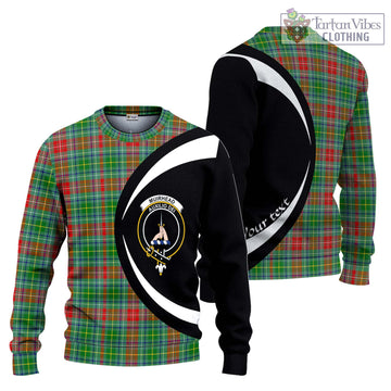Muirhead Tartan Ugly Sweater with Family Crest Circle Style Unisex - Tartan Vibes Clothing