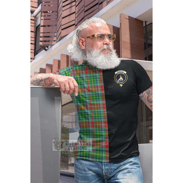 Muirhead Tartan Cotton T-shirt with Family Crest and Half Of Me Style Men's Shirt - Tartan Vibes Clothing