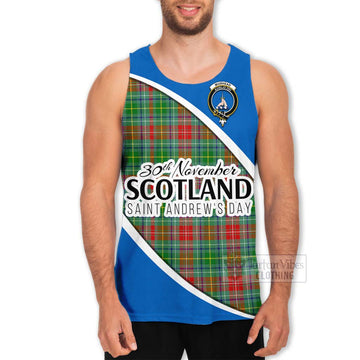 Muirhead Family Crest Tartan Men's Tank Top Celebrate Saint Andrew's Day in Style Men - Tartan Vibes Clothing