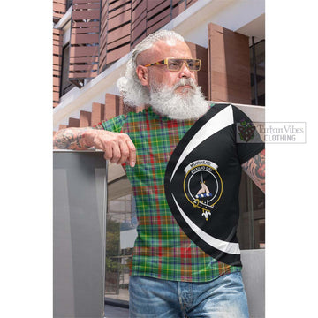 Muirhead Tartan Cotton T-shirt with Family Crest Circle Style Men's Shirt - Tartan Vibes Clothing
