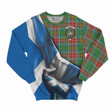 Muirhead Tartan Sweatshirt with Family Crest Scotland Patriotic Style Unisex - Tartan Vibes Clothing