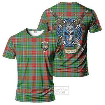 Muirhead Tartan T-Shirt with Family Crest Celtic Skull Style Kid's Shirt - Tartan Vibes Clothing