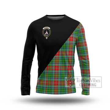 Muirhead Tartan Long Sleeve T-Shirt with Family Crest and Military Logo Style Unisex - Tartan Vibes Clothing