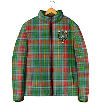 Muirhead Tartan Padded Jacket with Family Crest Men's Padded Jacket - Tartan Vibes Clothing