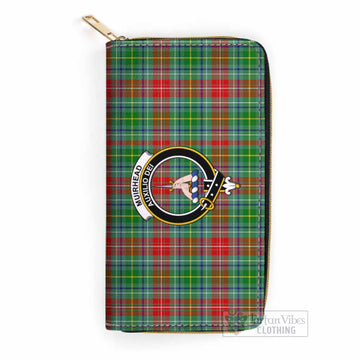 Tartan Vibes Clothing Muirhead Tartan Women's Leather Wallet with Family Crest