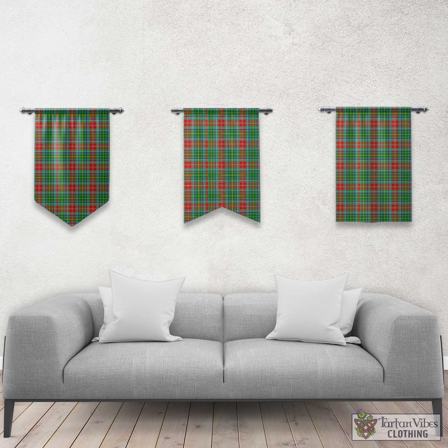 Muirhead Tartan Gonfalon, Tartan Banner Rectangle - Tartan Vibes Clothing