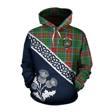 Muirhead Tartan Cotton Hoodie Featuring Thistle and Scotland Map Pullover Hoodie XS - Tartan Vibes Clothing