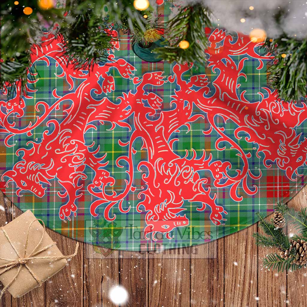 Muirhead Tartan Christmas Tree Skirt Lion Rampant Style - Tartan Vibes Clothing