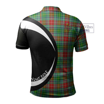 Muirhead Tartan Men's Polo Shirt with Family Crest Circle Style - Tartan Vibes Clothing