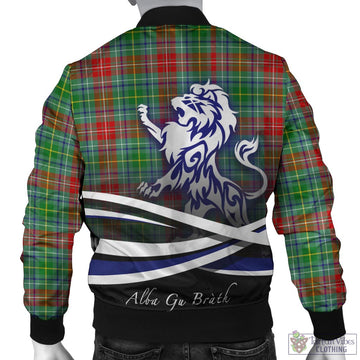 Muirhead Tartan Bomber Jacket with Alba Gu Brath Regal Lion Emblem - Tartan Vibes Clothing