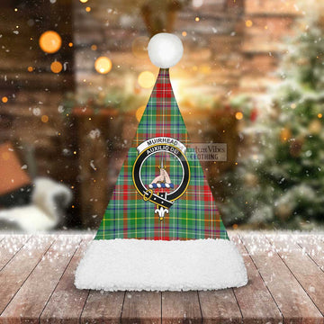 Muirhead Tartan Christmas Santa Hats with Family Crest - Tartan Vibes Clothing