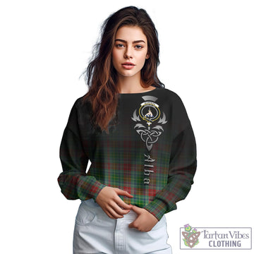 Muirhead Tartan Sweatshirt Featuring Alba Gu Brath Family Crest Celtic Inspired