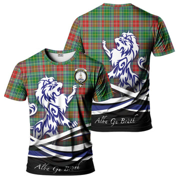 Muirhead Tartan T-Shirt with Alba Gu Brath Regal Lion Emblem