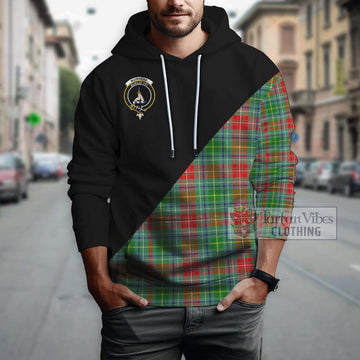 Muirhead Tartan Hoodie with Family Crest and Military Logo Style - Tartan Vibes Clothing