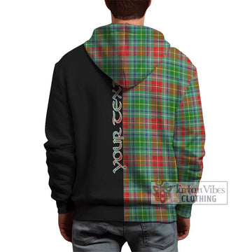 Muirhead Tartan Hoodie with Family Crest and Half Of Me Style - Tartan Vibes Clothing