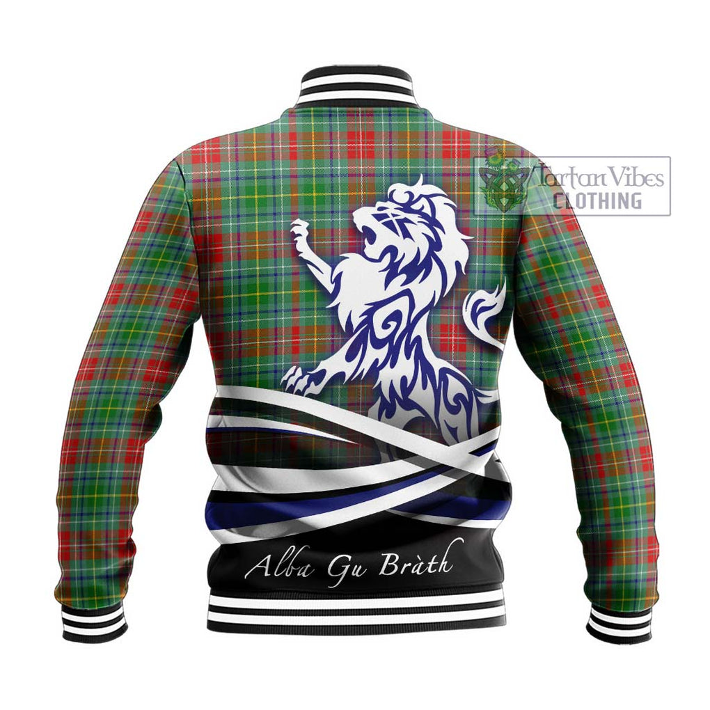 Muirhead Tartan Baseball Jacket with Alba Gu Brath Regal Lion Emblem - Tartan Vibes Clothing