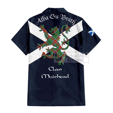 Muirhead Tartan Lion Rampant Hawaiian Shirt Proudly Display Your Heritage with Alba Gu Brath and Clan Name - Tartan Vibes Clothing