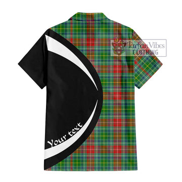 Muirhead Tartan Hawaiian Shirt with Family Crest Circle Style - Tartan Vibes Clothing