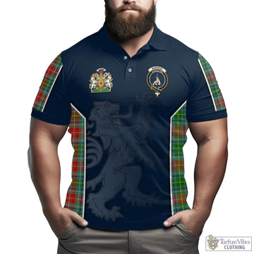 Muirhead Tartan Men's Polo Shirt with Family Crest and Lion Rampant Vibes Sport Style - Tartan Vibes Clothing