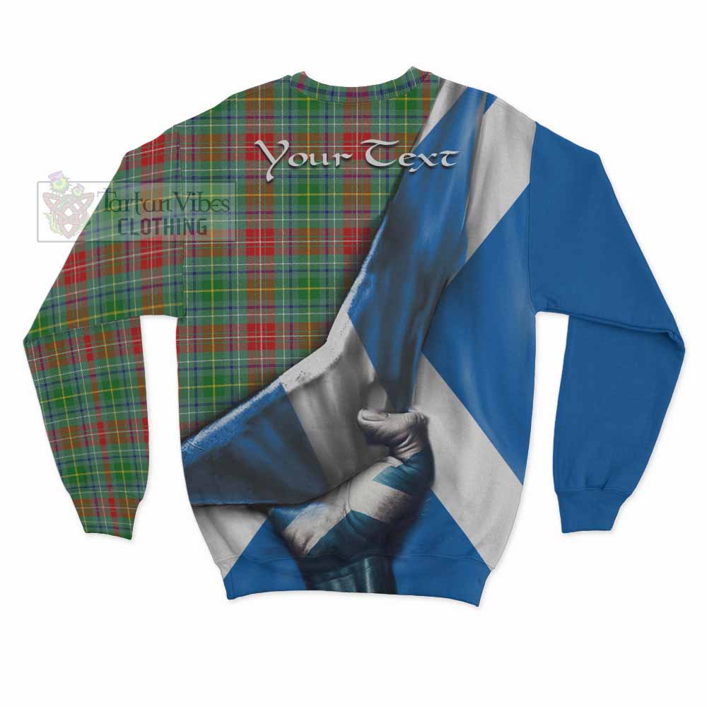 Muirhead Tartan Sweatshirt with Family Crest Scotland Patriotic Style - Tartan Vibes Clothing