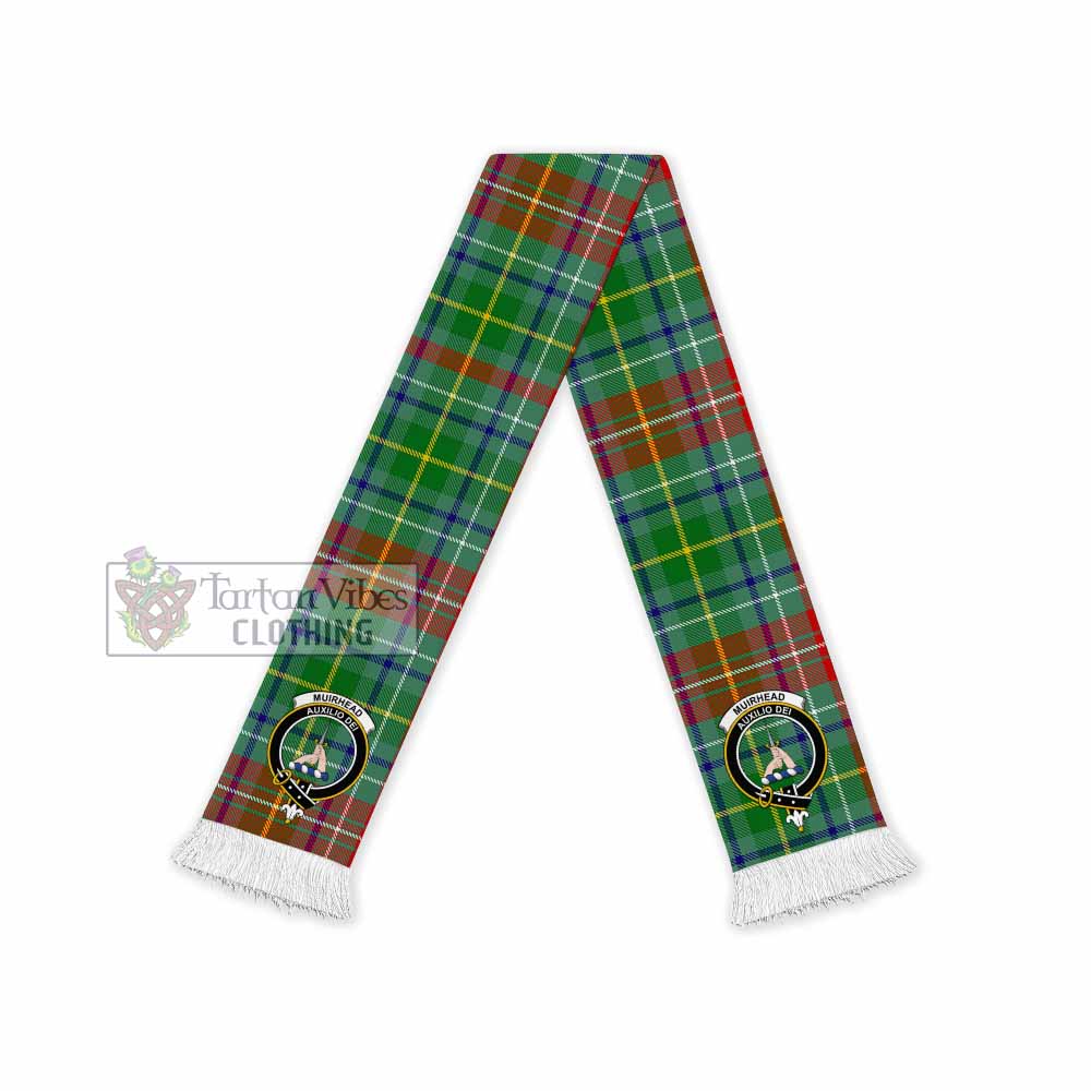 Muirhead Tartan Ruffneck Scarf with Family Crest - Tartan Vibes Clothing