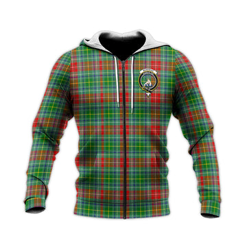 Muirhead Tartan Knitted Hoodie with Family Crest Unisex Knitted Zip Hoodie - Tartan Vibes Clothing