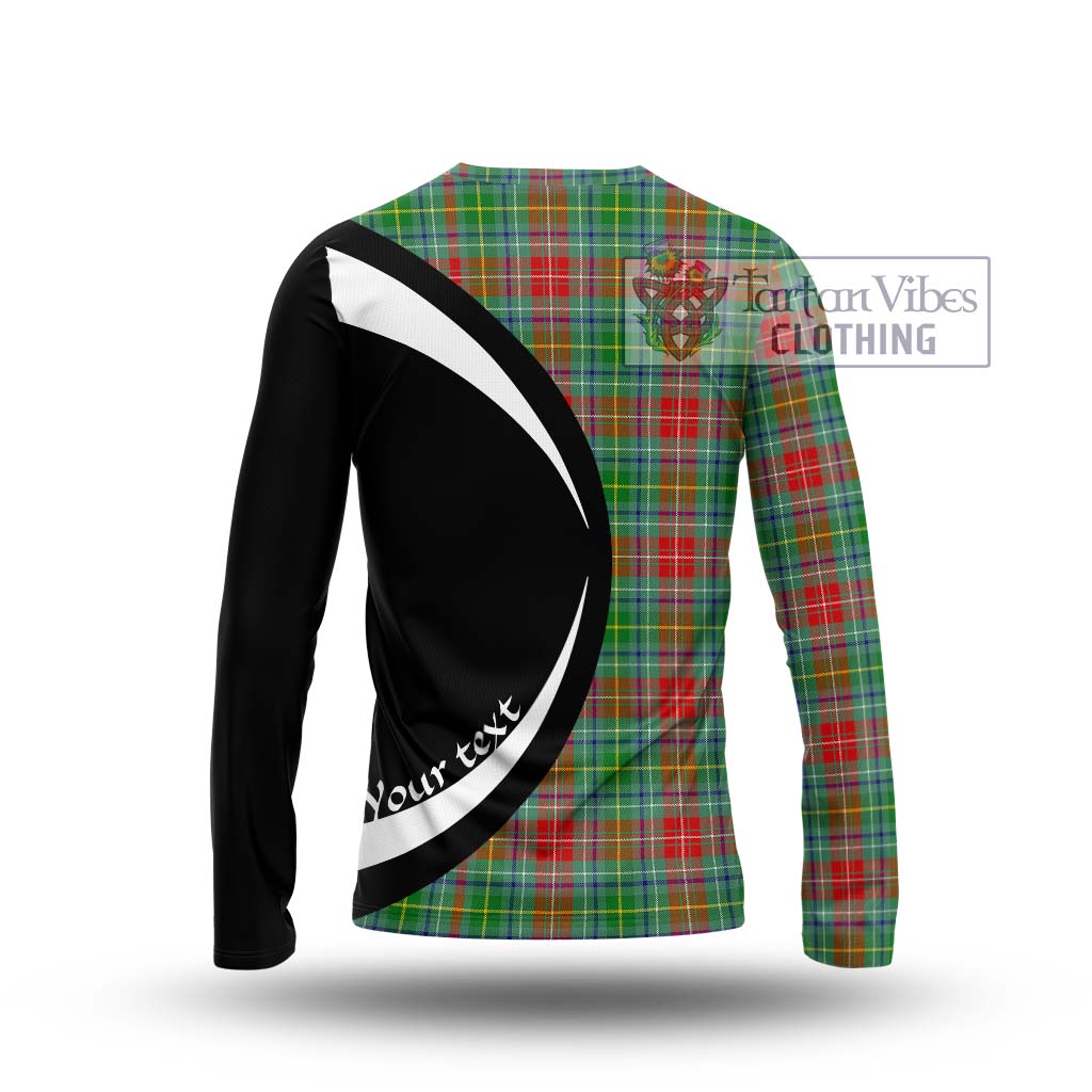 Muirhead Tartan Long Sleeve T-Shirt with Family Crest Circle Style - Tartan Vibes Clothing