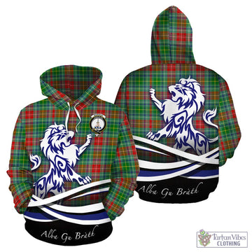 Muirhead Tartan Hoodie with Alba Gu Brath Regal Lion Emblem - Tartan Vibes Clothing