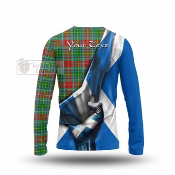 Muirhead Tartan Long Sleeve T-Shirt with Family Crest Scotland Patriotic Style - Tartan Vibes Clothing