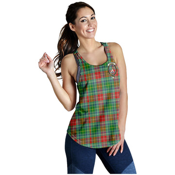 Muirhead Tartan Women Racerback Tanks with Family Crest - Tartan Vibes Clothing