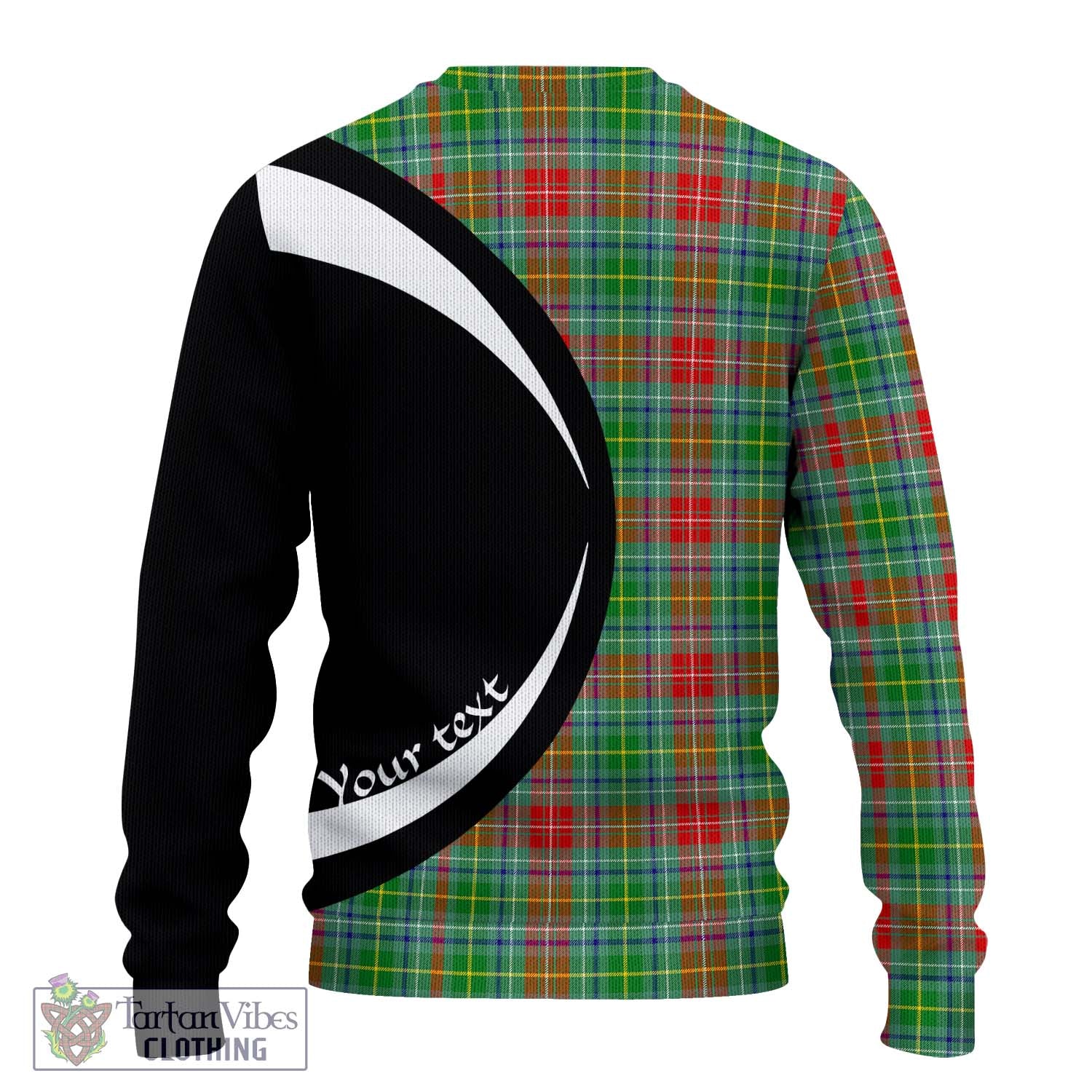 Muirhead Tartan Ugly Sweater with Family Crest Circle Style - Tartan Vibes Clothing
