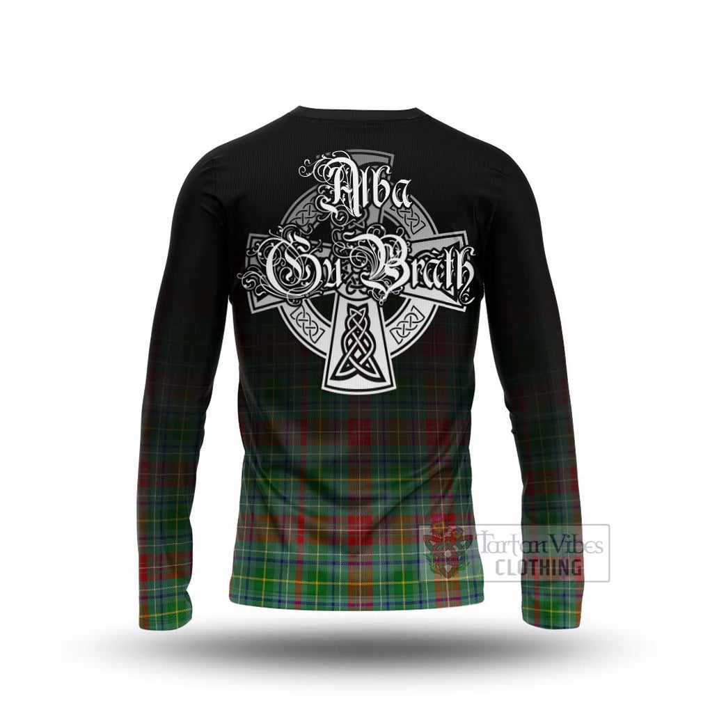 Muirhead Tartan Long Sleeve T-Shirt Featuring Alba Gu Brath Family Crest Celtic Inspired - Tartan Vibes Clothing