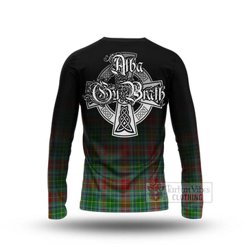 Muirhead Tartan Long Sleeve T-Shirt Featuring Alba Gu Brath Family Crest Celtic Inspired - Tartan Vibes Clothing