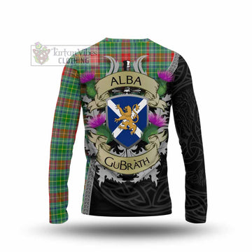Muirhead Tartan Family Crest Long Sleeve T-Shirt Lion Rampant Royal Thistle Shield Celtic Inspired - Tartan Vibes Clothing