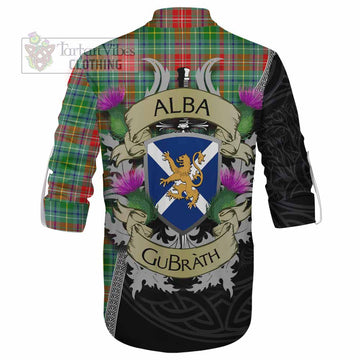 Muirhead Tartan Family Crest Ghillie Kilt Shirt Lion Rampant Royal Thistle Shield Celtic Inspired - Tartan Vibes Clothing