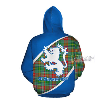 Muirhead Family Crest Tartan Cotton Hoodie Celebrate Saint Andrew's Day in Style Pullover Hoodie - Tartan Vibes Clothing