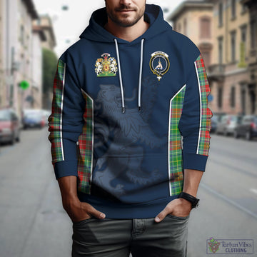 Muirhead Tartan Hoodie with Family Crest and Lion Rampant Vibes Sport Style Zip Hoodie - Tartan Vibes Clothing