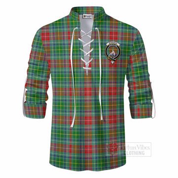Muirhead Tartan Ghillie Kilt Shirt with Family Crest DNA In Me Style - Tartan Vibes Clothing