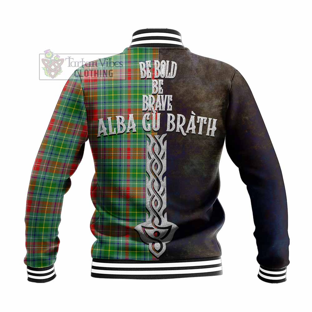 Muirhead Tartan Family Crest Baseball Jacket Alba Gu Brath Be Brave Lion Ancient Style - Tartan Vibes Clothing