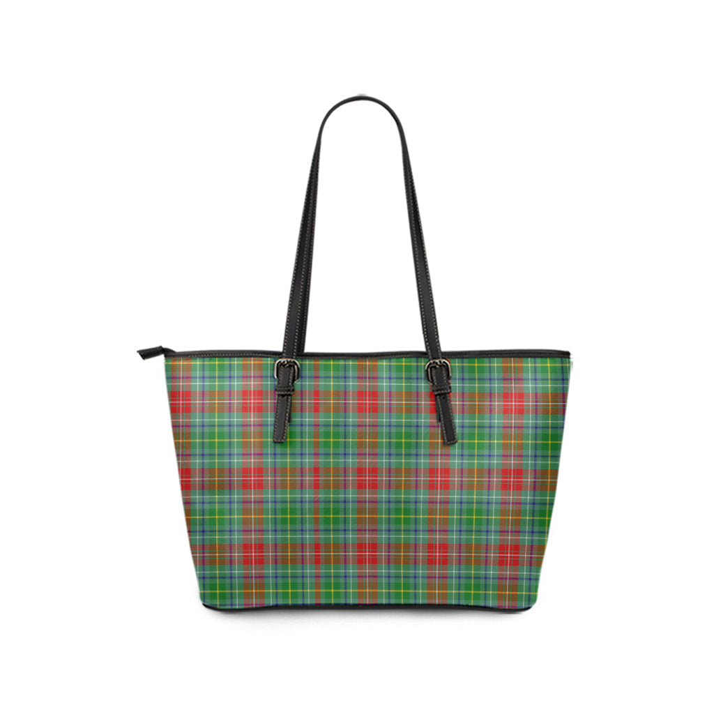Muirhead Tartan Leather Tote Bag - Tartan Vibes Clothing