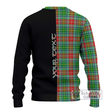 Muirhead Tartan Ugly Sweater with Family Crest and Half Of Me Style - Tartan Vibes Clothing