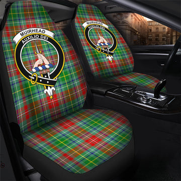 Muirhead Tartan Car Seat Cover with Family Crest - Tartan Vibes Clothing