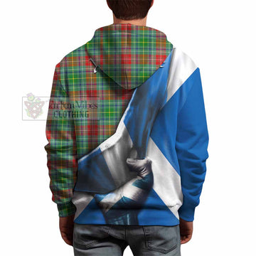 Muirhead Tartan Hoodie with Family Crest Scotland Patriotic Style - Tartan Vibes Clothing